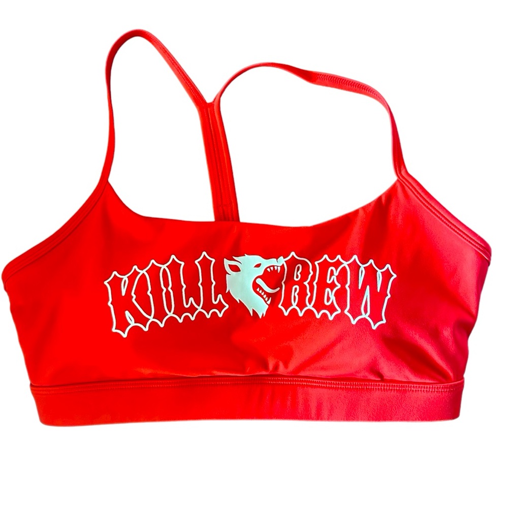 Small Red Kill Crew Sports bra